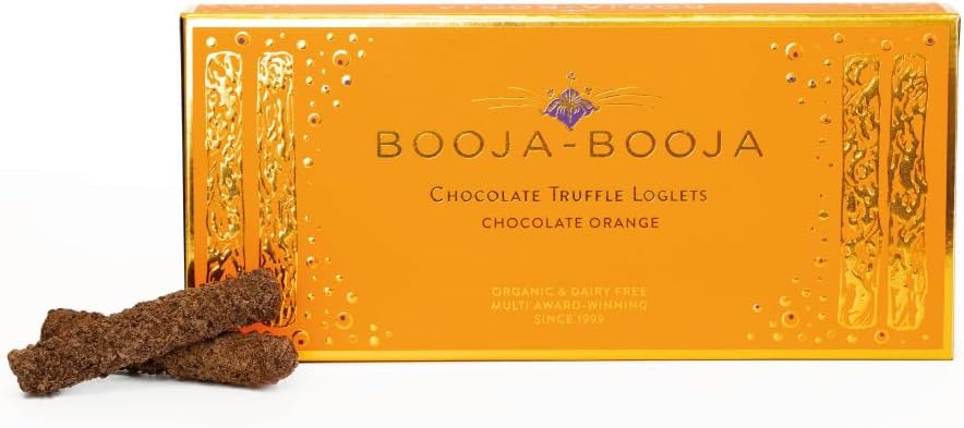 Booja Booja Chocolate Truffle Loglets - Orange Chocolate (Reduced)