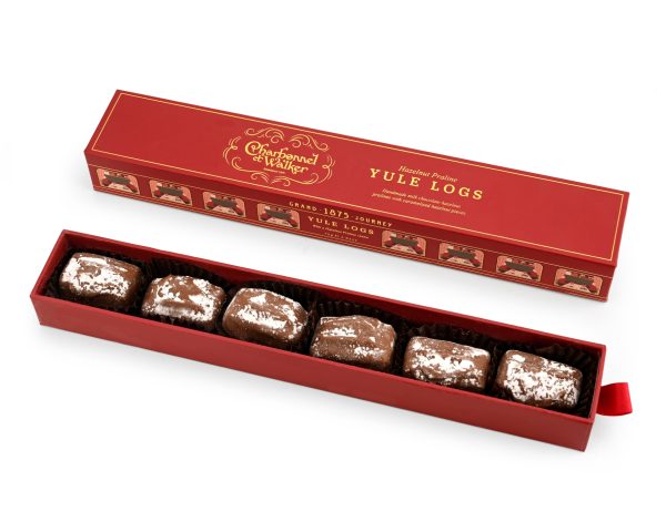 Charbonnel et Walker Hazelnut Praline Yule Logs