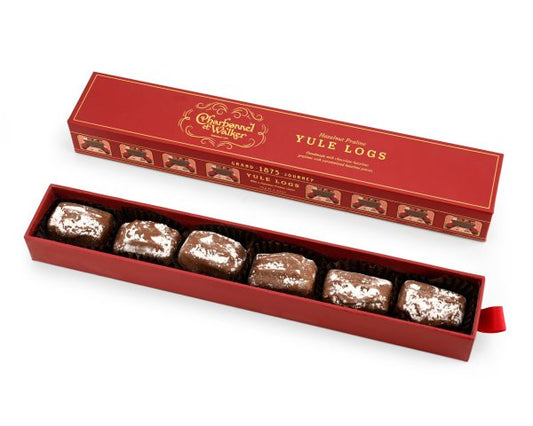 Charbonnel et Walker Hazelnut Praline Yule Logs