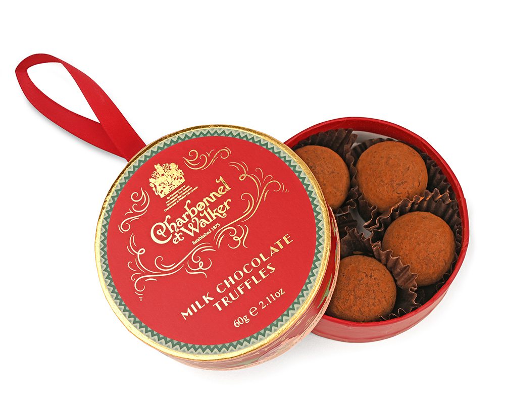 Charbonnel et Walker Milk Chocolate Truffles Hanging Bauble