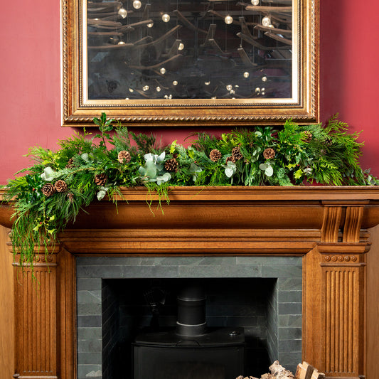 Natural and Wild Christmas Garland