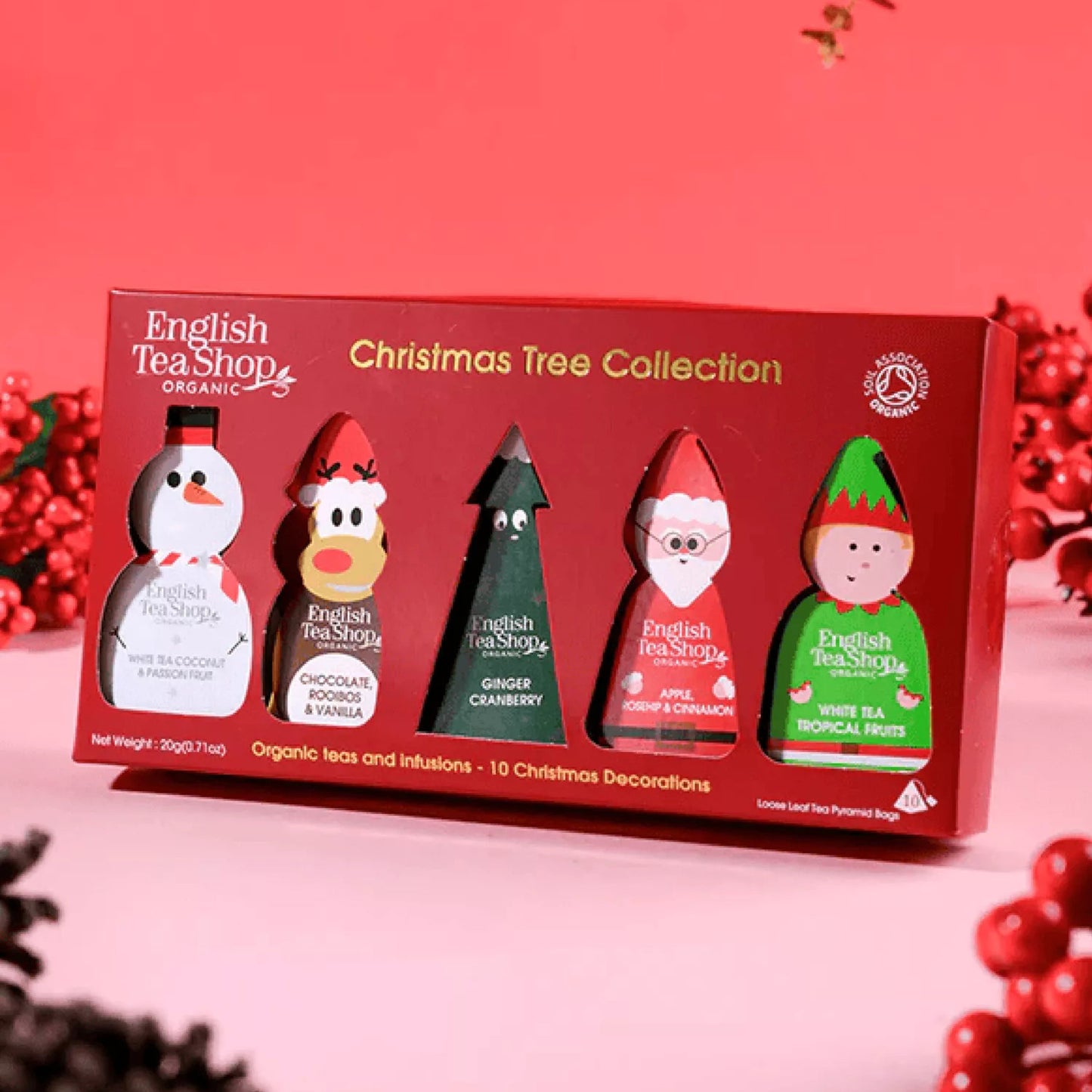 English Tea Shop Christmas tree collection 8 bags