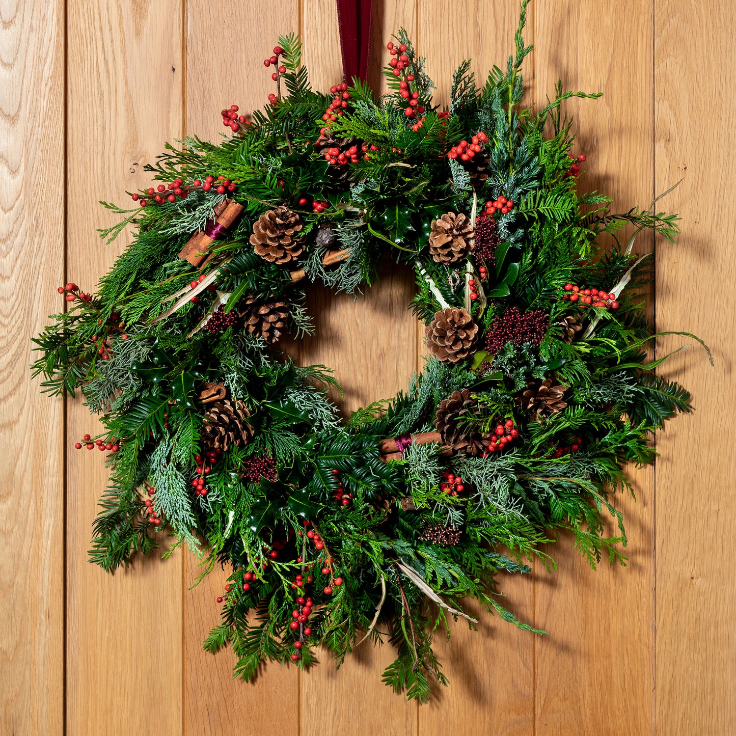 Christmas Wreath Class At Molton Brown