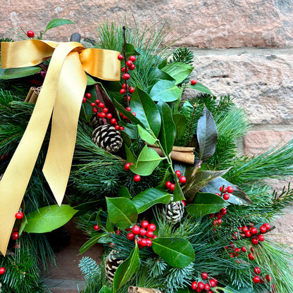 Evergreen Christmas Wreath