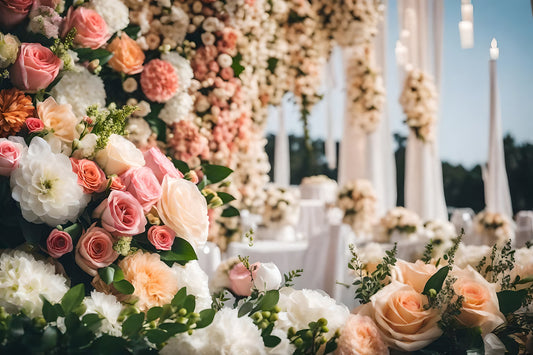 Florist Setup Of Your Wedding Flowers