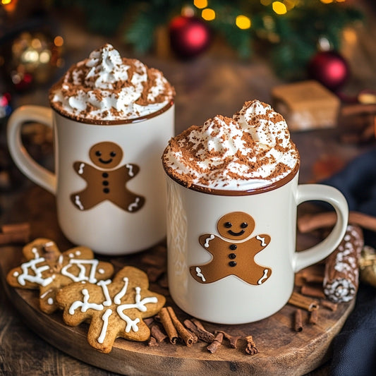 Chevron Gingerbread Hot Chocolate