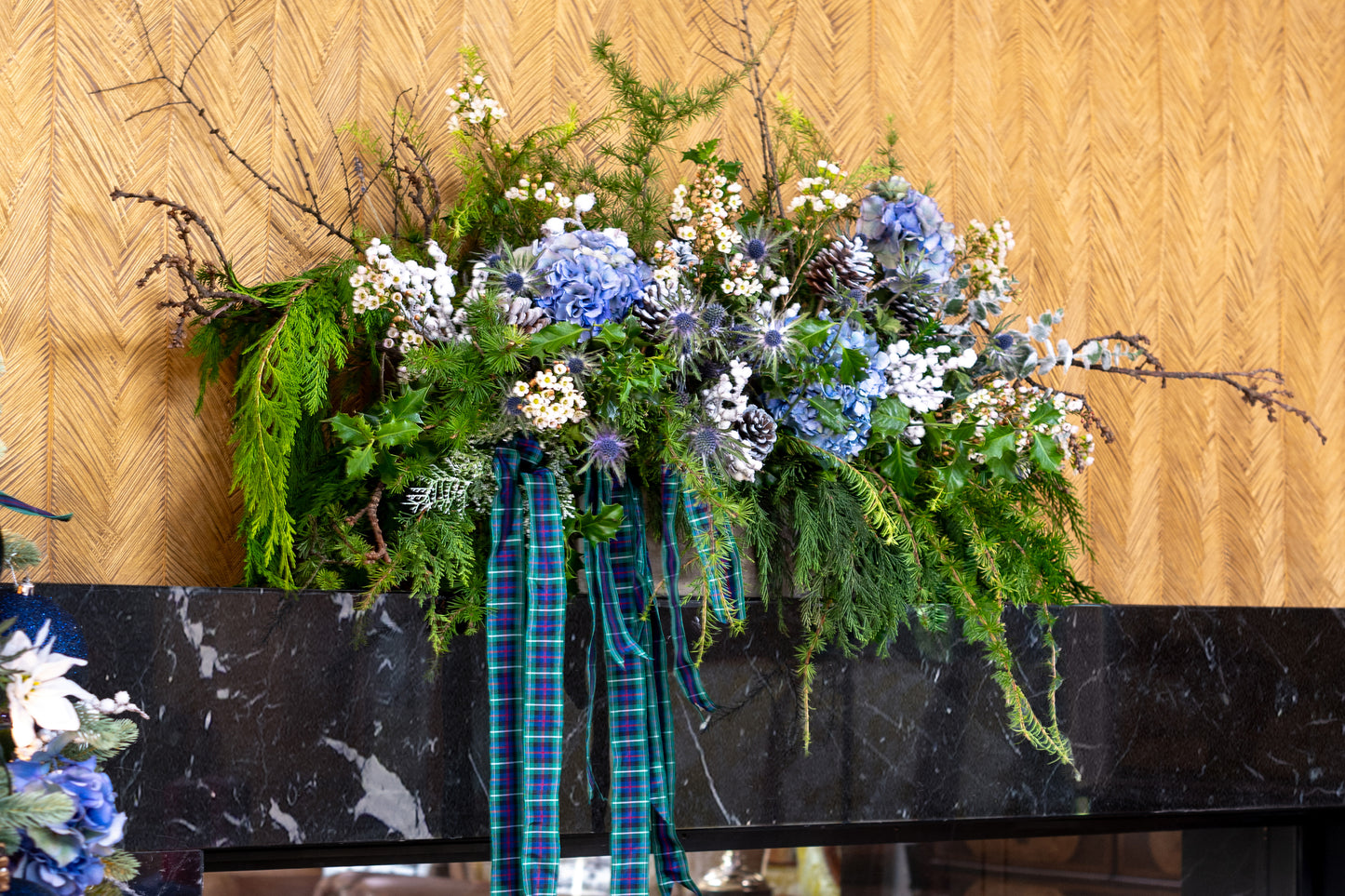 Scottish Christmas Mantelpiece