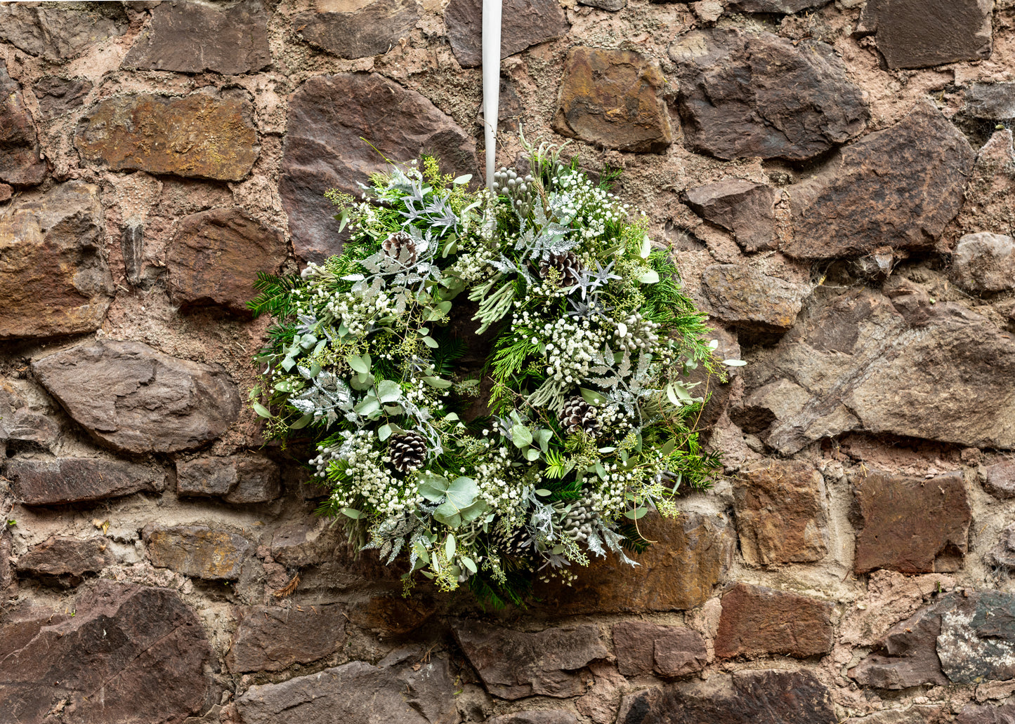 White Christmas Luxury Wreath