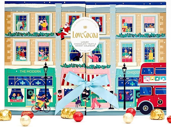 LoveCocoa Luxury Chocolate Truffle Advent Calendar