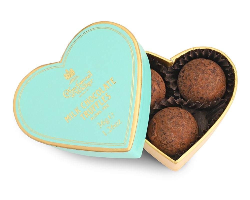 Charbonnel et Walker Milk Chocolate Truffles Mini Heart