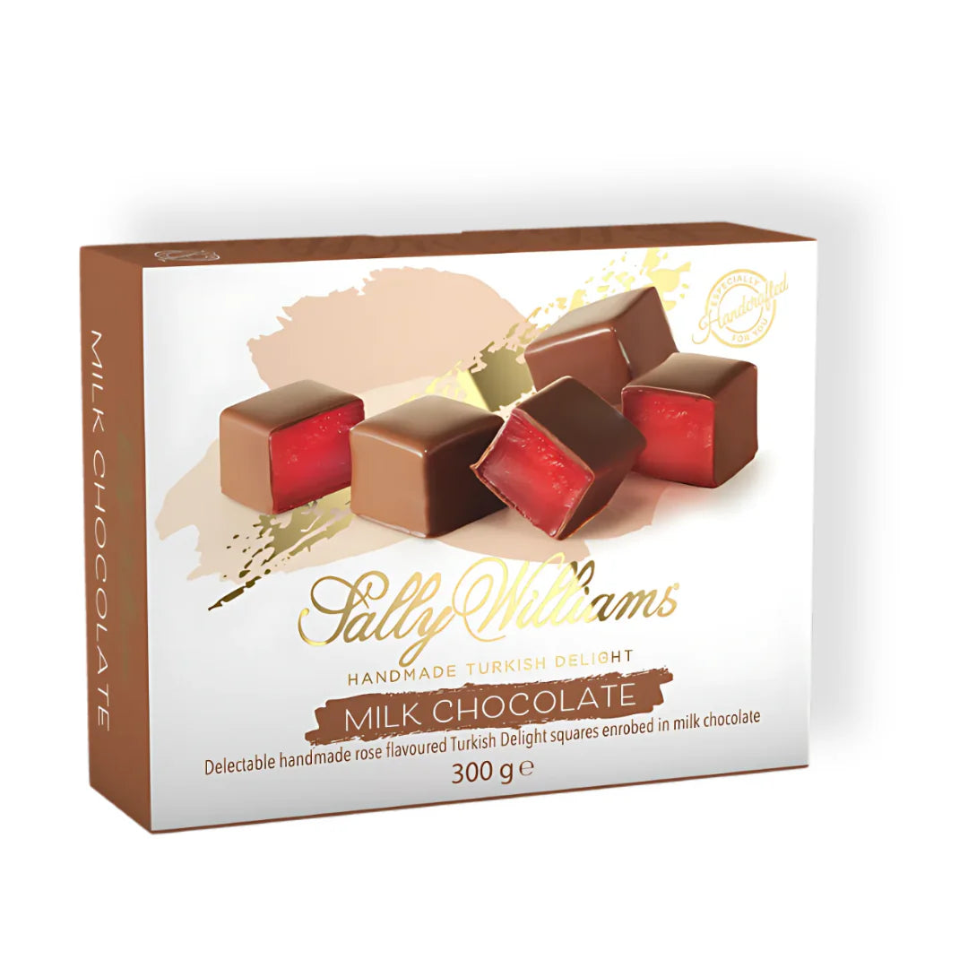 Sally Williams Milk Chocolate Turkish Delight 300g Box