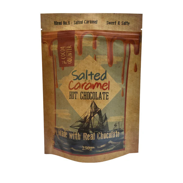 Cocoa Counter Salted Caramel Hot Chocolate Flakes