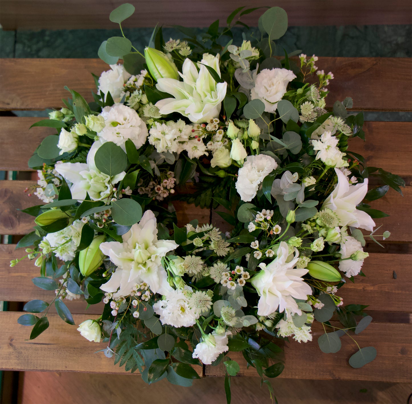 Classic White Wreath