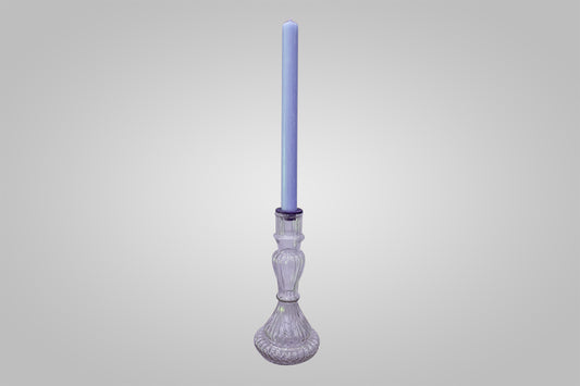 Candle In Holder (Flora)