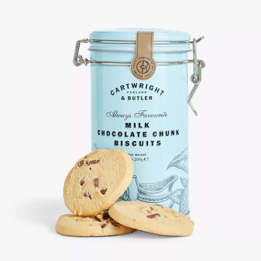 Cartwright and Butler Milk Choc Chunk Biscuit Tin