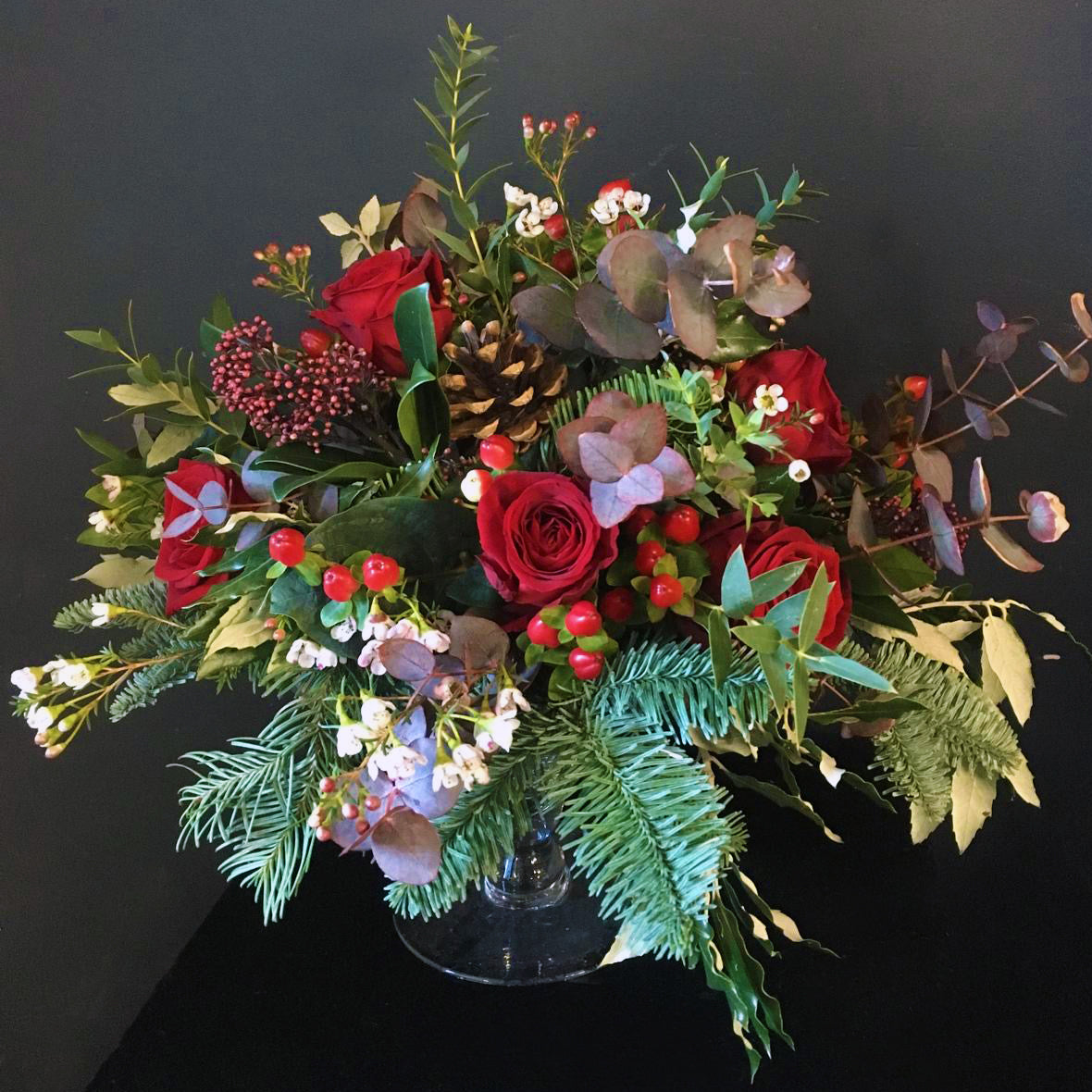 Christmas Table Arrangement Class