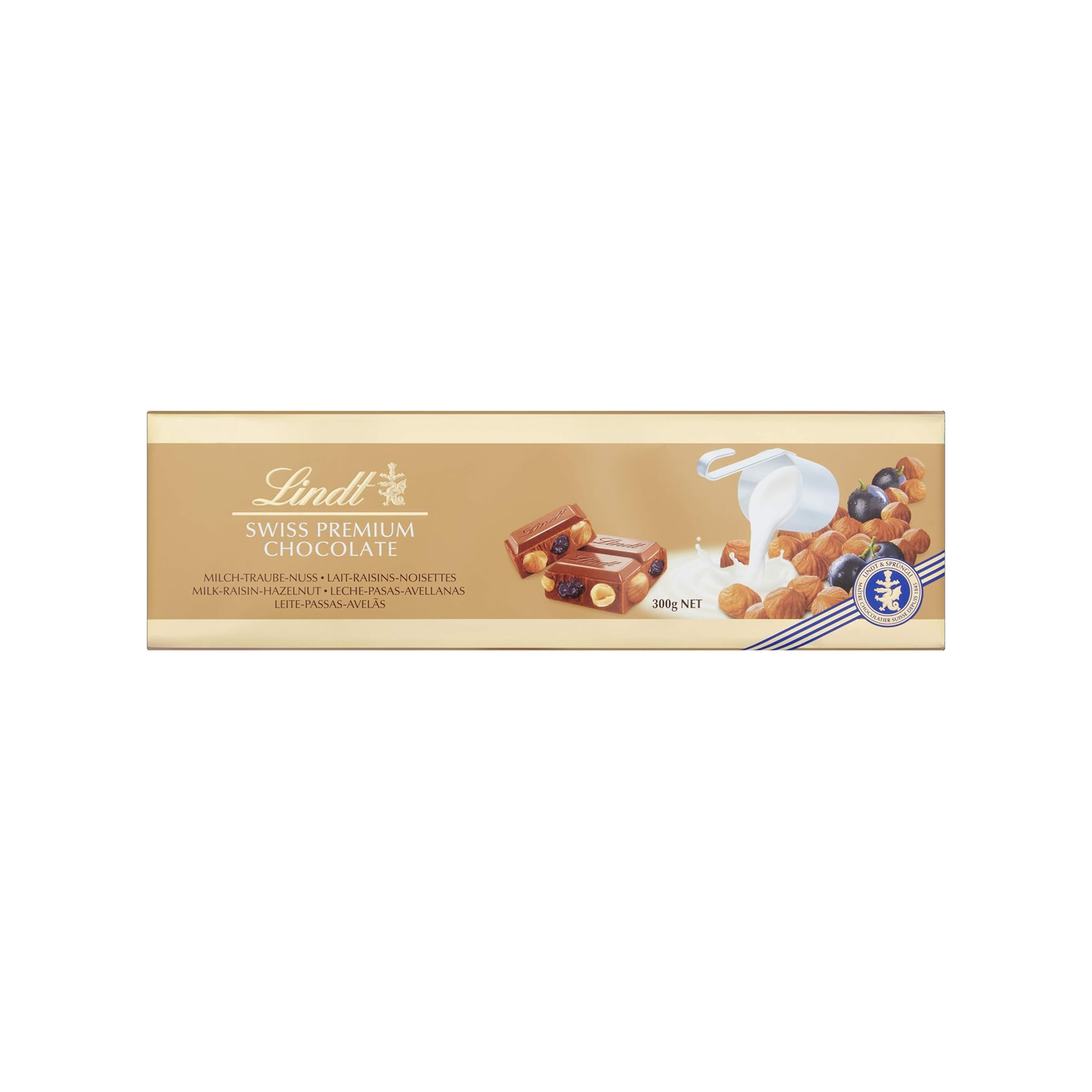 Lindt hazelnut raisin