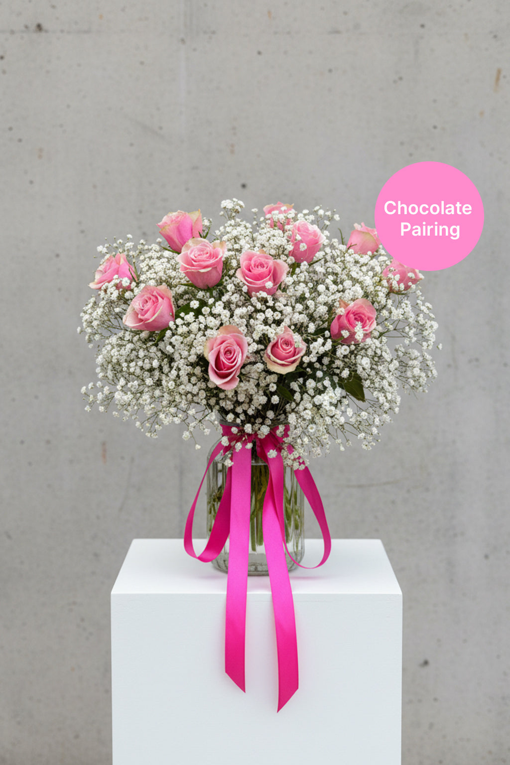 La Vie En Rose and Iain Burnett White Raspberry & Honey Velvet Truffle Pink Pairing