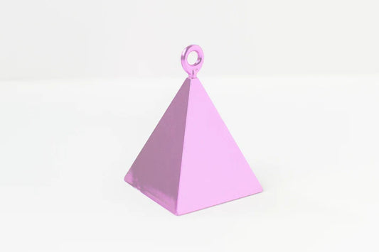 Pink Pyramid Helium Balloon Weight