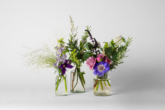 Mary Set Of Three Bud Vases